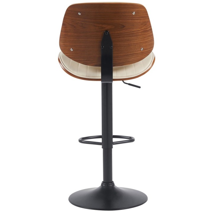 Barhocker Clawson Kunstleder schwarz
