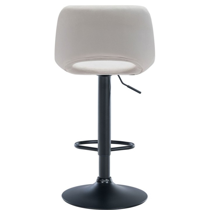 2er Set Barhocker Camden Samt schwarz