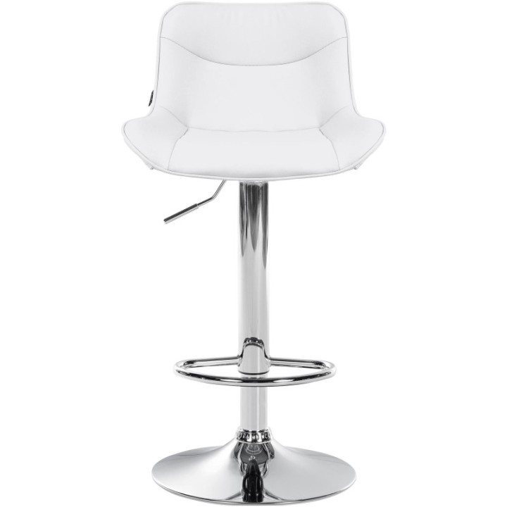 2er Set Barhocker Vonore Kunstleder chrom