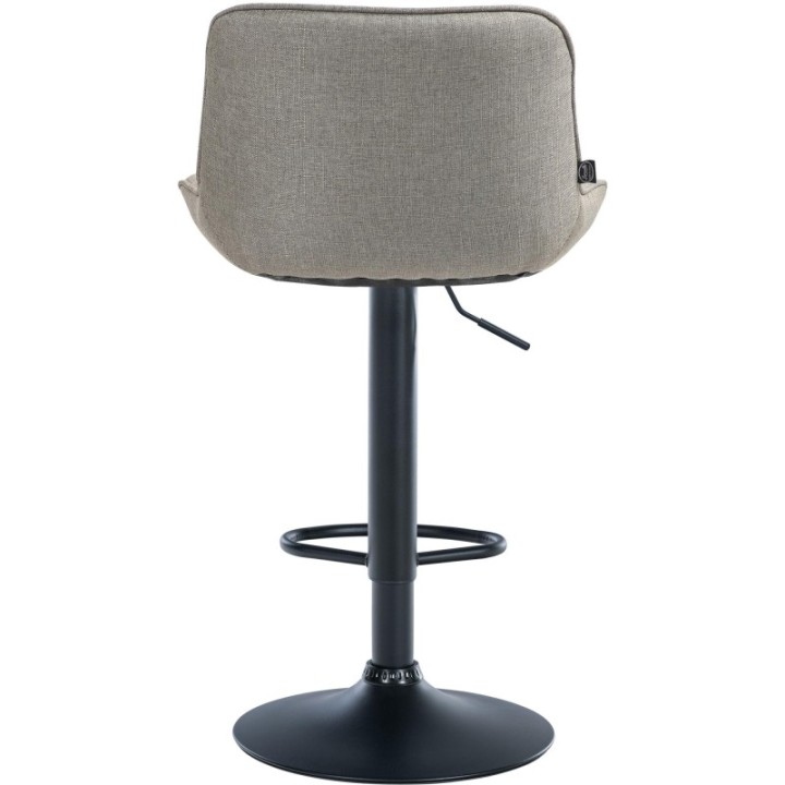 2er Set Barhocker Vonore Stoff schwarz