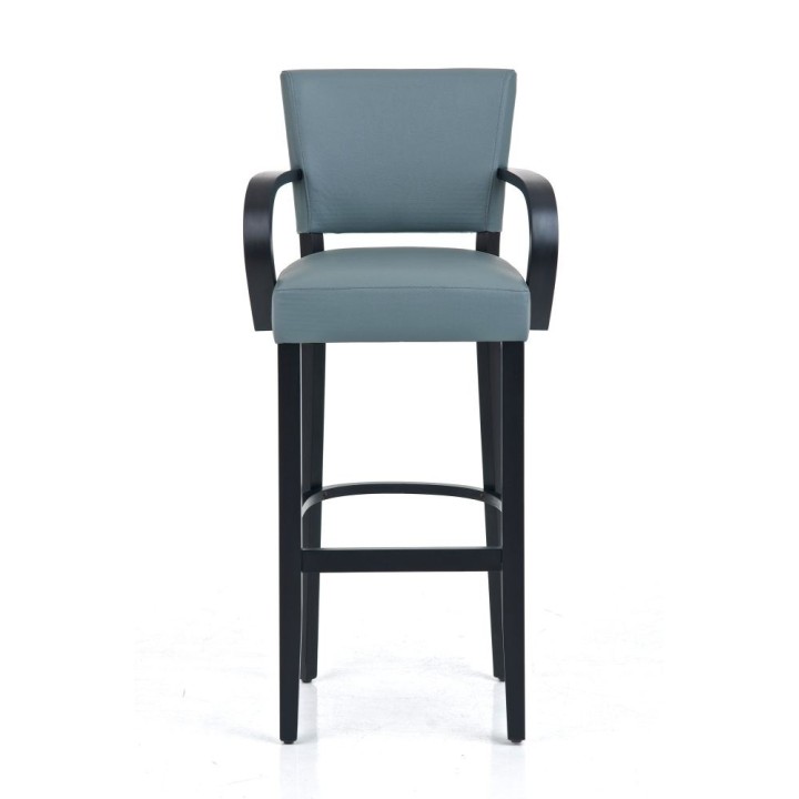 Barhocker Ethel mit Armlehne schwarz
