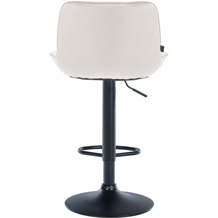 2er Set Barhocker Vonore Samt schwarz