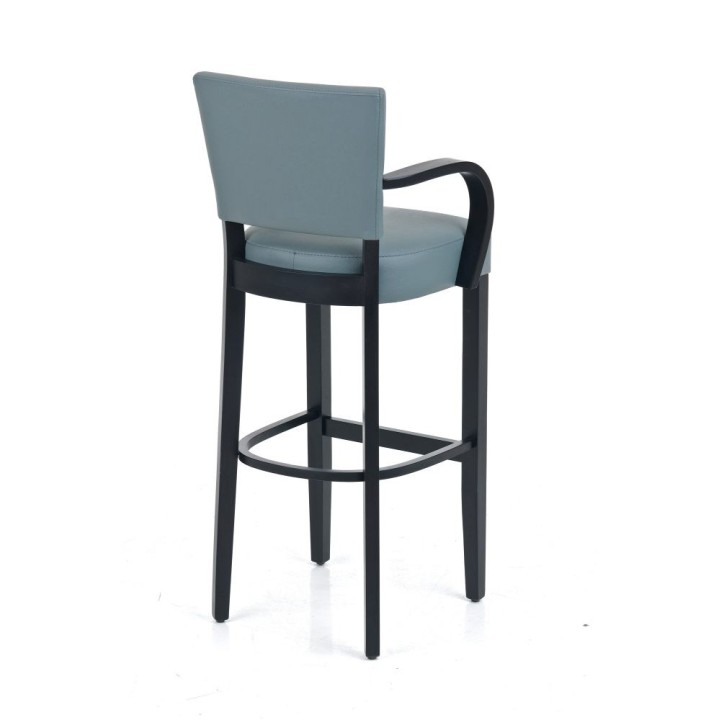 Barhocker Ethel mit Armlehne schwarz