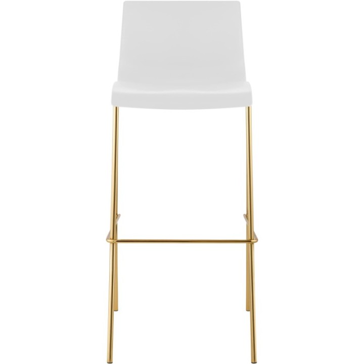 Barhocker Hoover Kunststoff 4-Fuß Gold