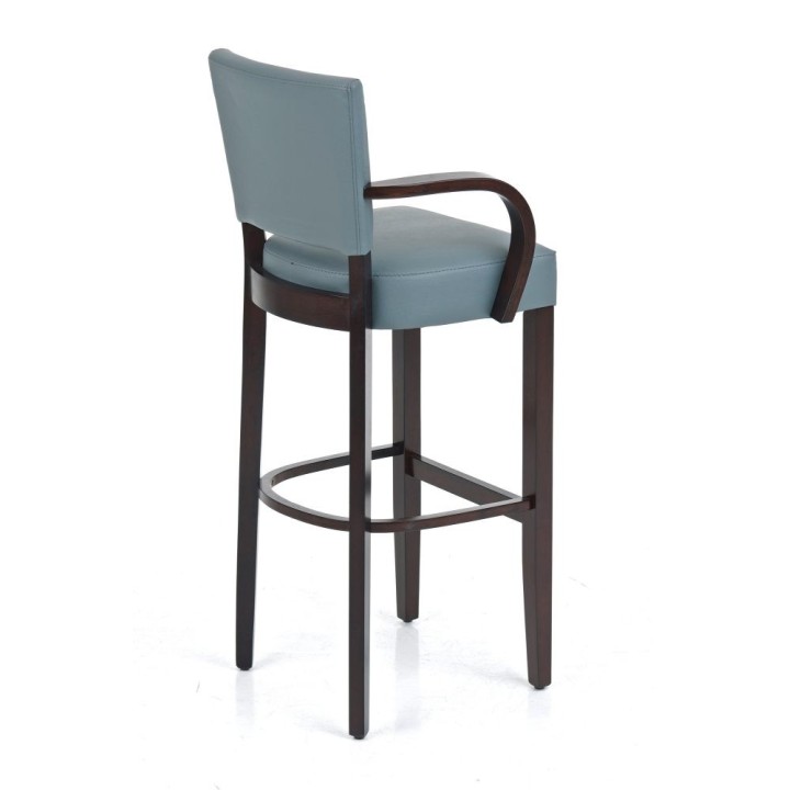 Barhocker Ethel mit Armlehne cappuccino