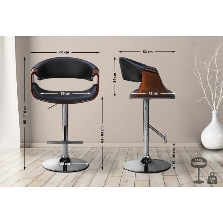 2er Set  Barhocker Foley Kunstleder