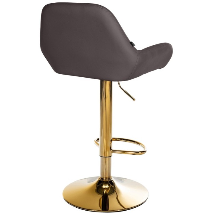 2er Set Barhocker Braga Gold Kunstleder