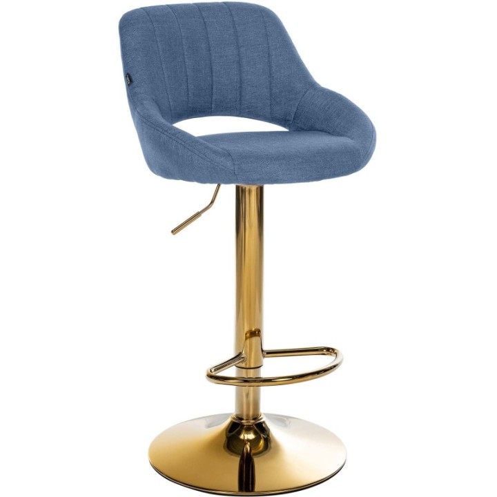 Barhocker Milet Stoff gold
