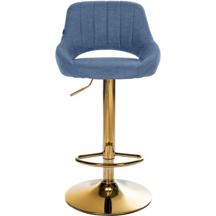 Barhocker Milet Stoff gold