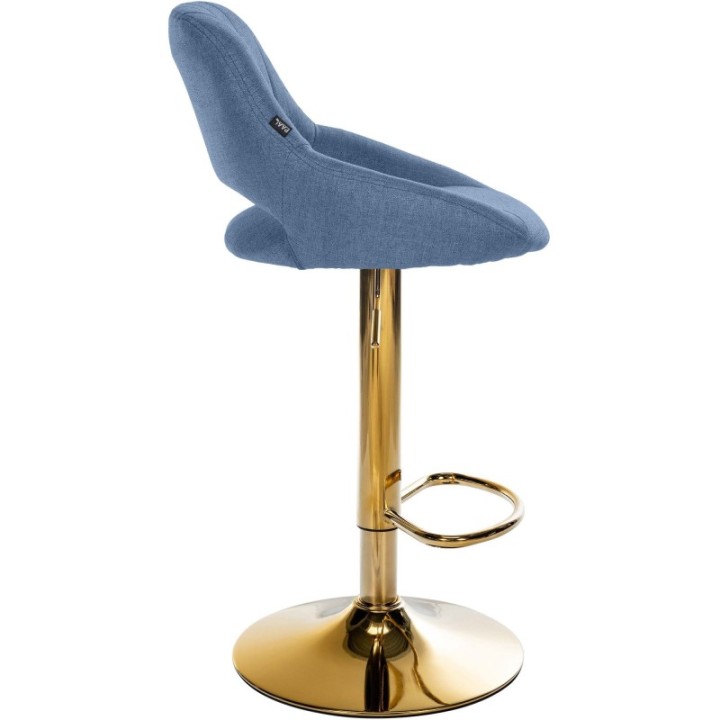 Barhocker Milet Stoff gold