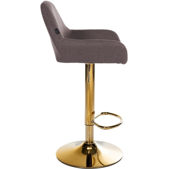 2er Set Barhocker Braga Gold Stoff