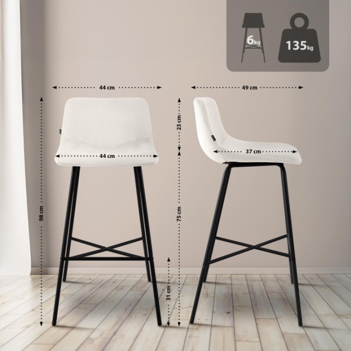 Barhocker Altona Samt