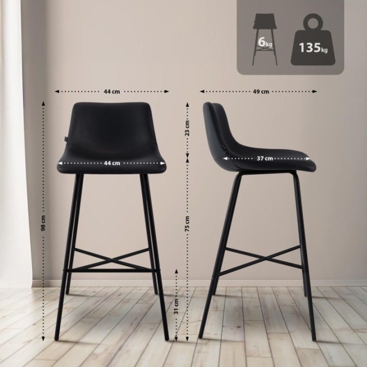 Barhocker Altona Kunstleder