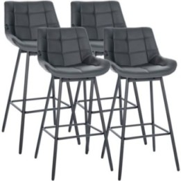 4er Set Barhocker Weston Schwenkbar Kunstleder