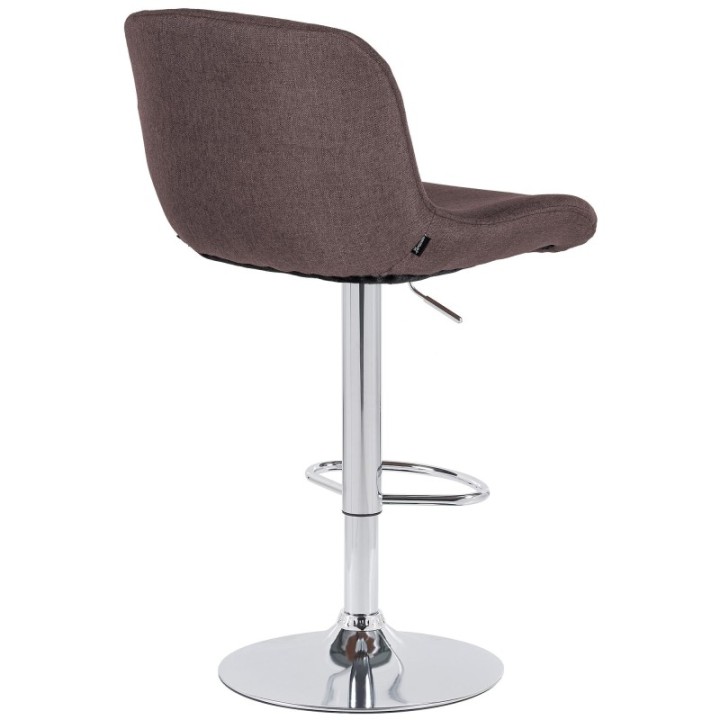 Barhocker Solon Chrom Stoff