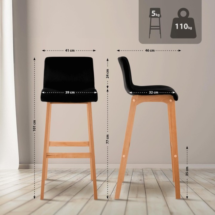 Barhocker Hoover Samt Natura