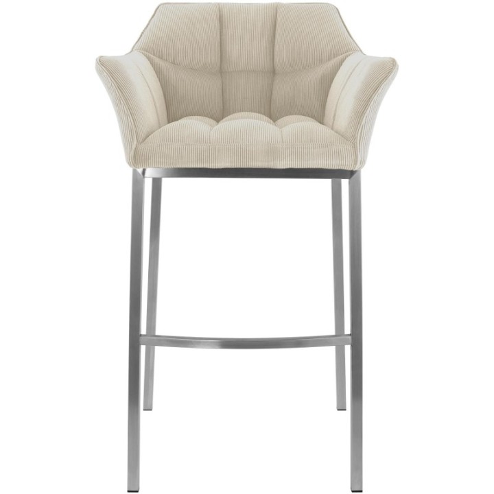 Barhocker Damaso E Cord mit 4-Fuß Gestell