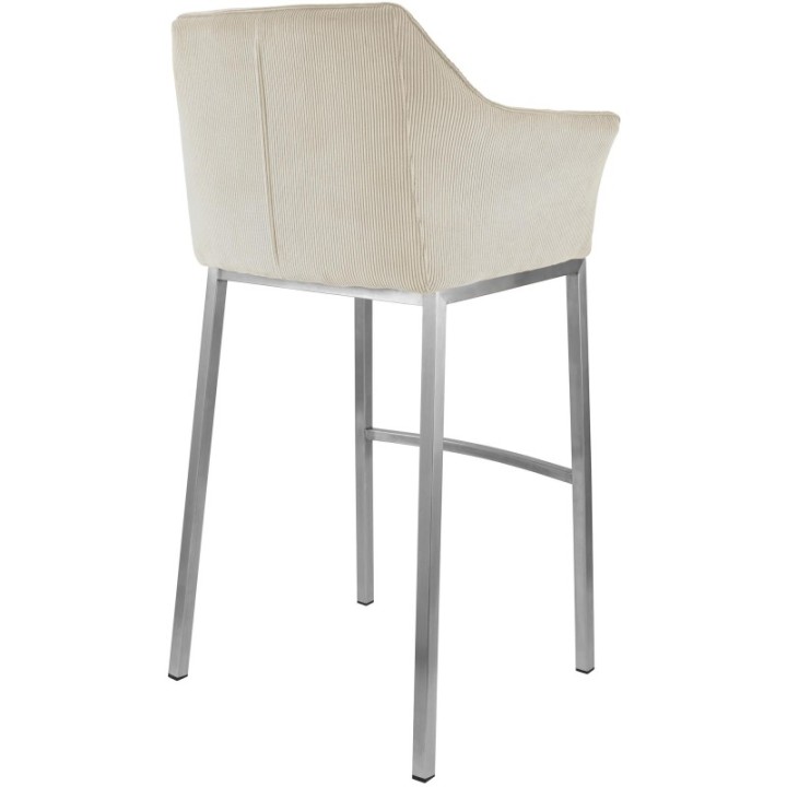 Barhocker Damaso E Cord mit 4-Fuß Gestell