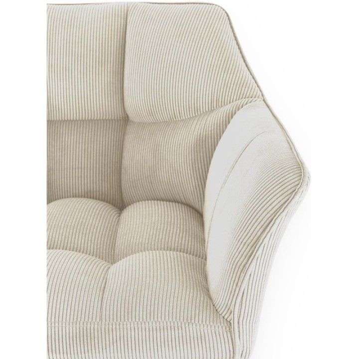 Barhocker Damaso E Cord mit 4-Fuß Gestell