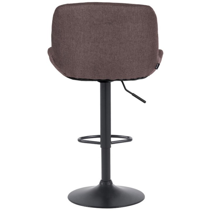 2er Set Barhocker Solon Schwarz Stoff 