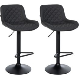 2er Set Barhocker Kasson Kunstleder 