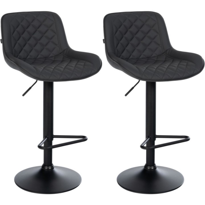2er Set Barhocker Kasson Kunstleder 