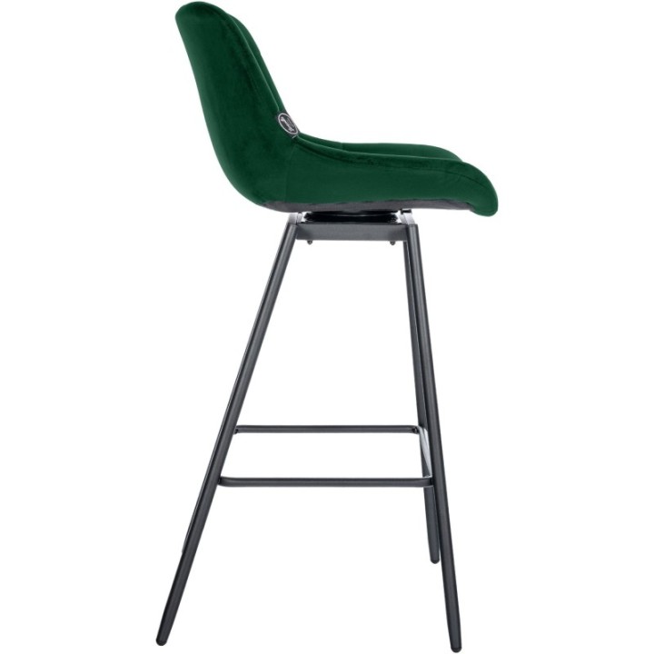 4er Set Barhocker Weston Schwenkbar Samt