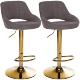 2er Set Barhocker Milet Stoff G