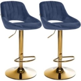 2er Set Barhocker Milet Samt G