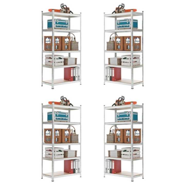 4x Steckregal 90x40x180