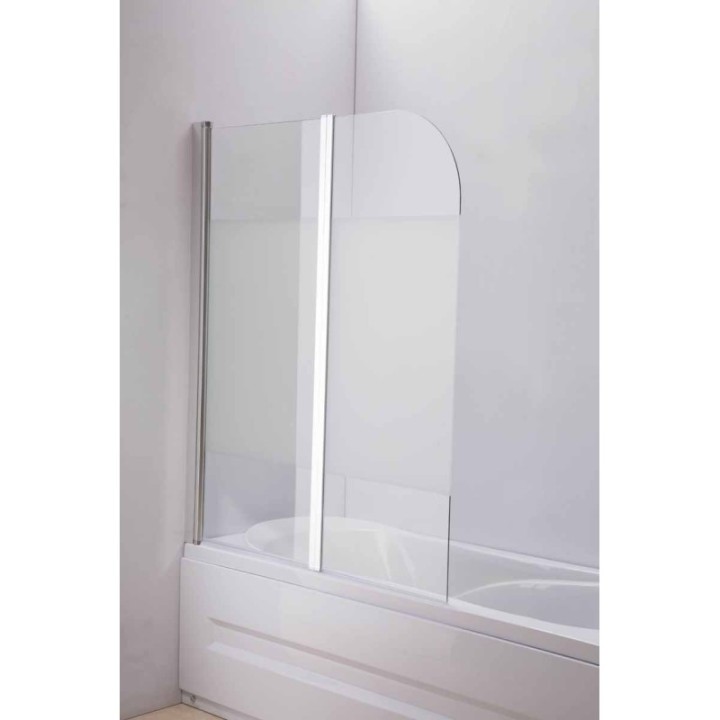 Duschabtrennung 133x53cm/133x55cm Links halb gefrostet
