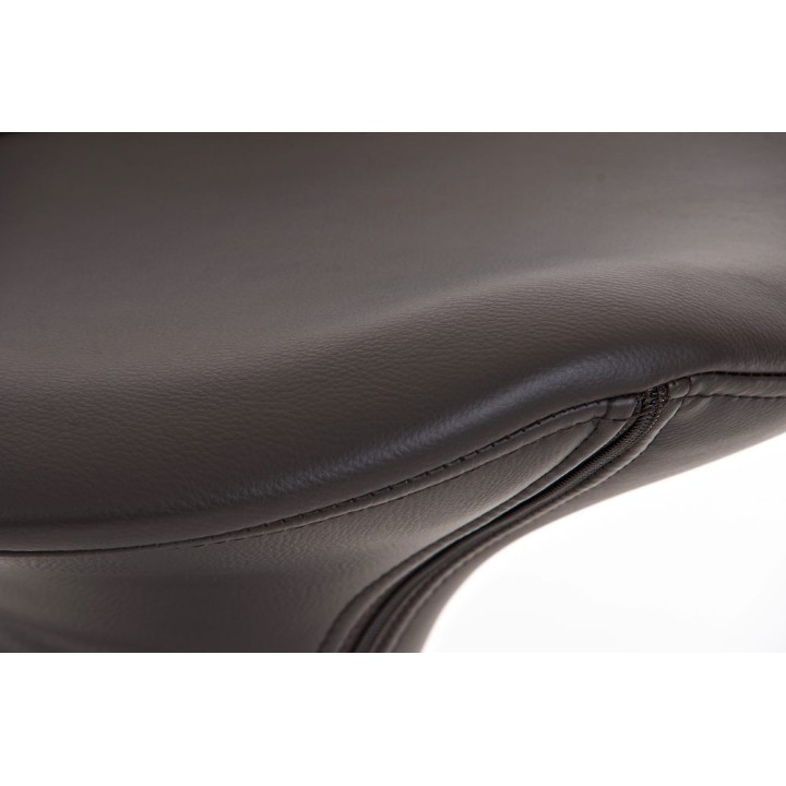 Barhocker Saddle mit Lederbezug