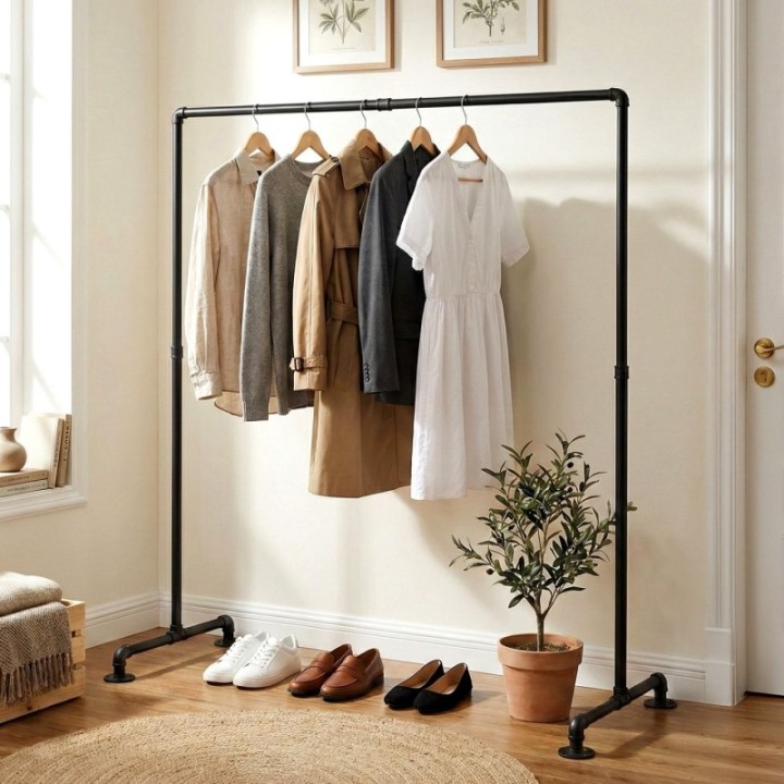 Kleiderständer Jersey 55x150x150