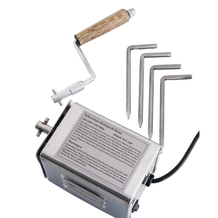 X-Type Spit Rotisserie with Motor Set