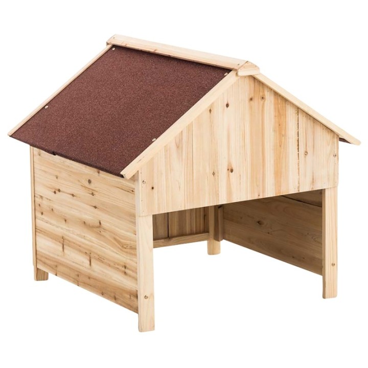 Holzgarage für Rasenroboter