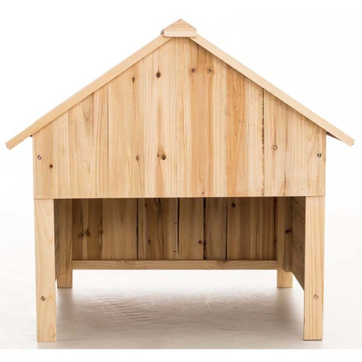 Holzgarage für Rasenroboter