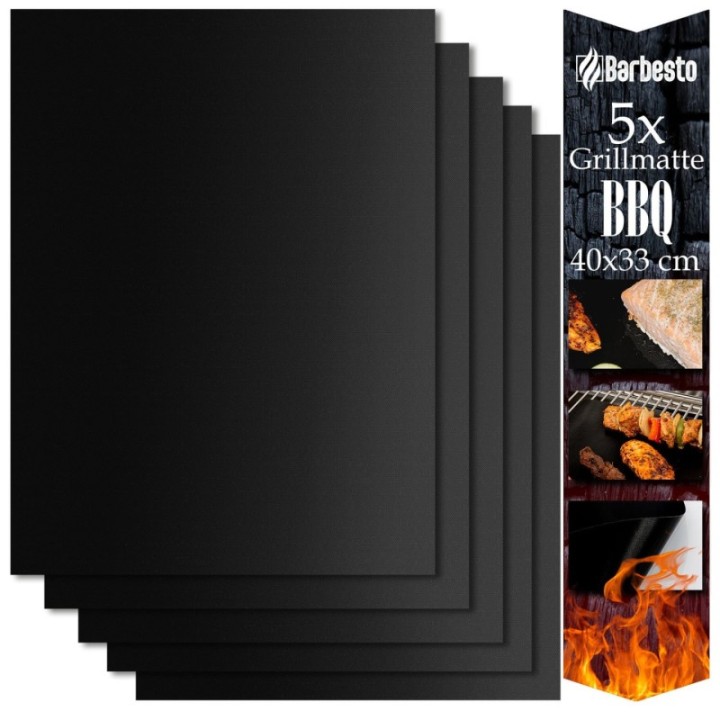 Grillmatten (5er Set) 40x33 cm