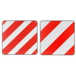 2 in 1 Warntafel