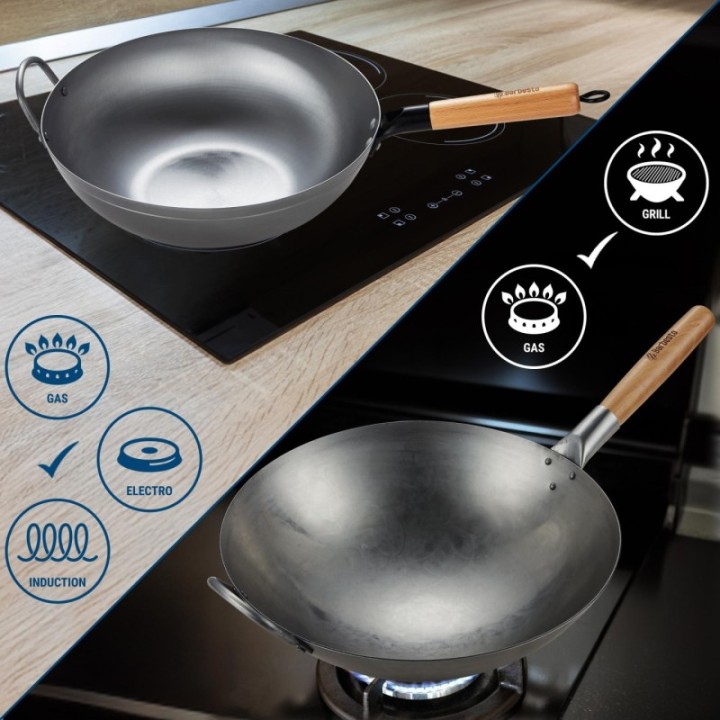 Wok Set Flach