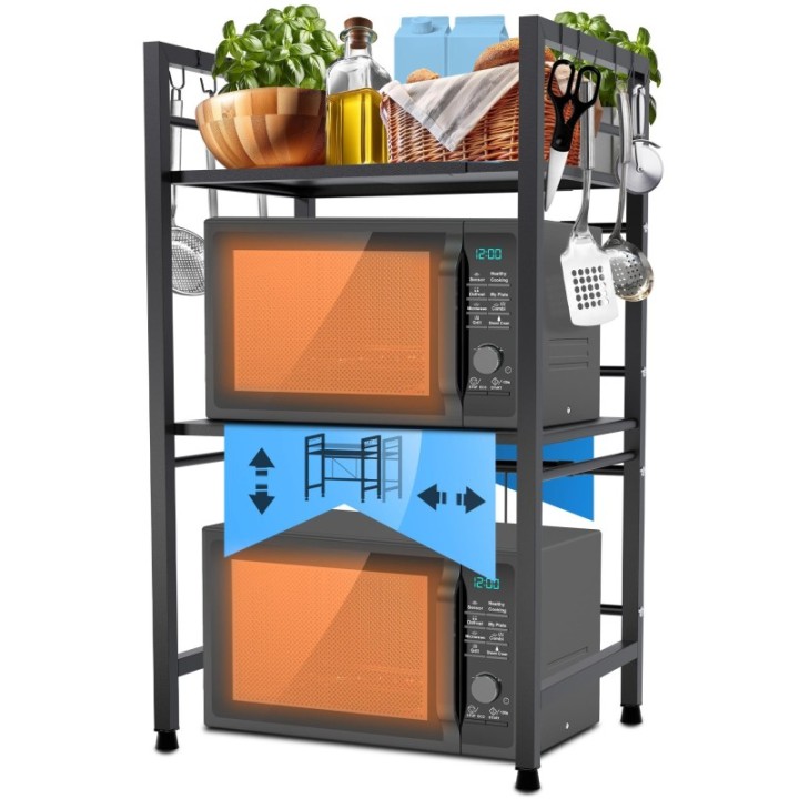 Mikrowellenregal Marana 3-stufig