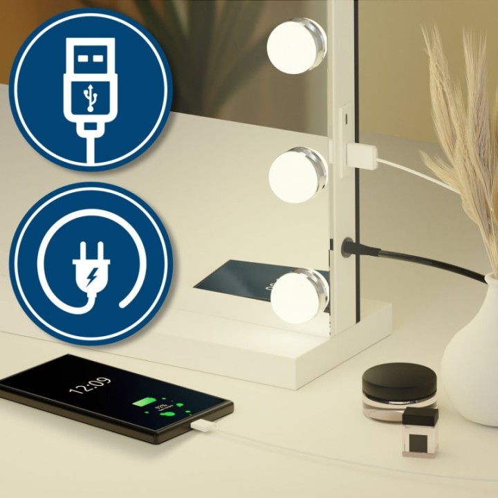 Schminkspiegel Norlina ohne Bluetooth