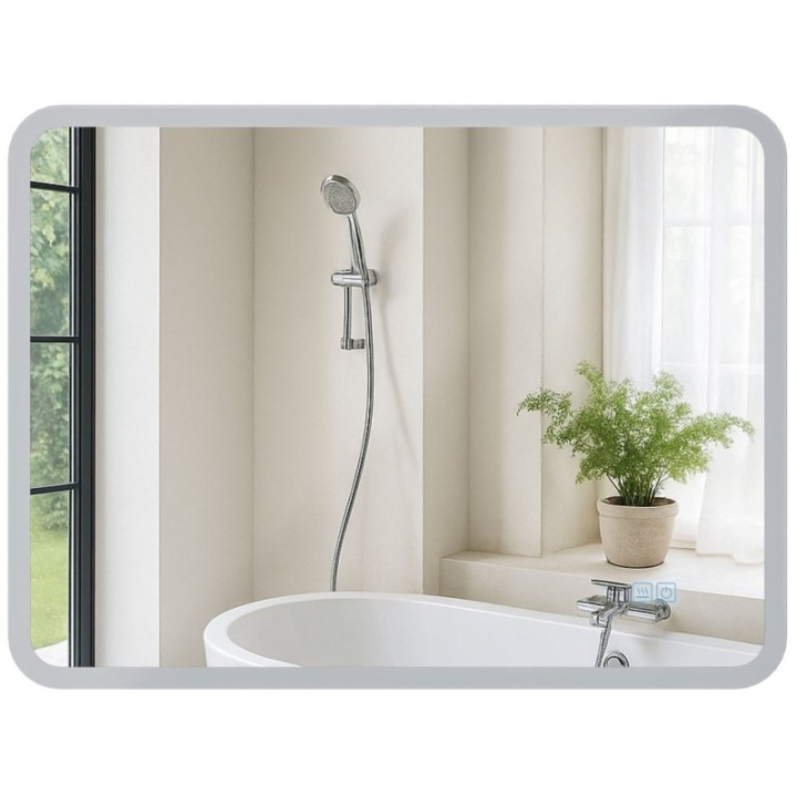 Badspiegel Jericho 60x80 ohne Bluetooth
