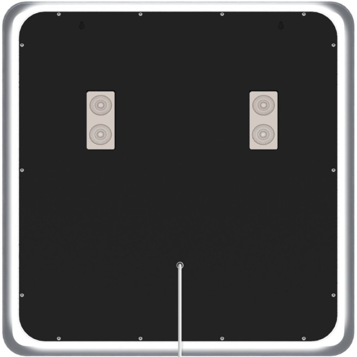 Badspiegel Jericho 80x80 mit Bluetooth