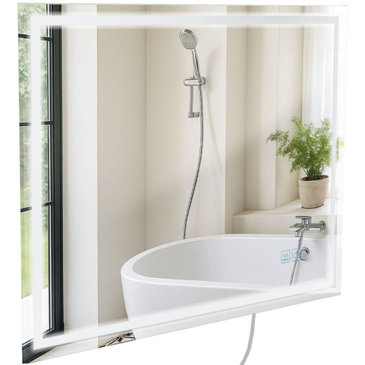 Badspiegel Jaffrey 60x80 mit Bluetooth