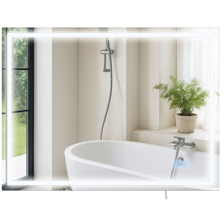 Badspiegel Jaffrey 60x80 ohne Bluetooth