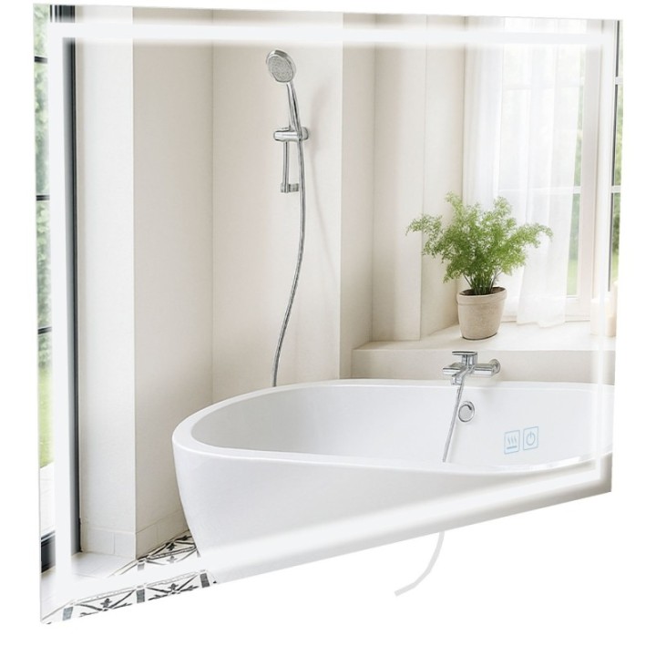 Badspiegel Jaffrey 70x100 mit Bluetooth