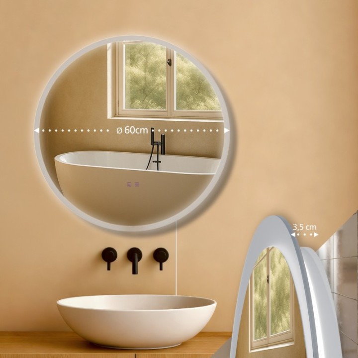 Badspiegel Laconia 60 ohne Bluetooth
