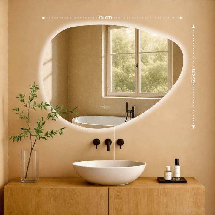 Badspiegel Almafie 65x75 mit Bluetooth
