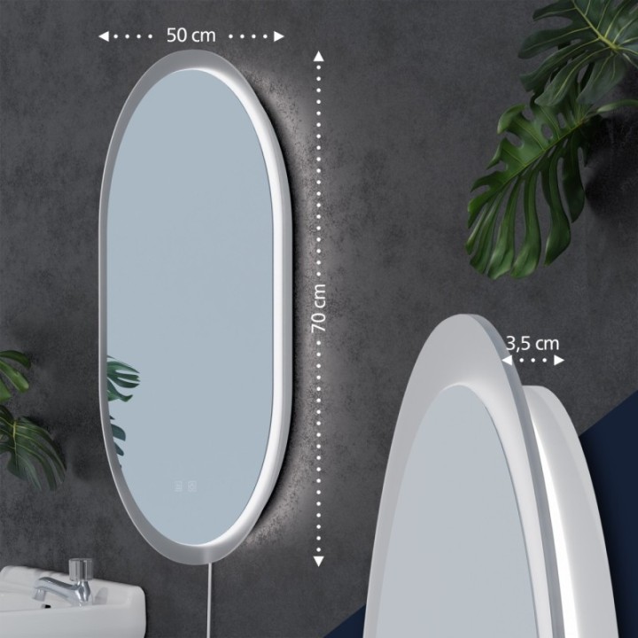 Badspiegel Karishma 70x50 mit Bluetooth