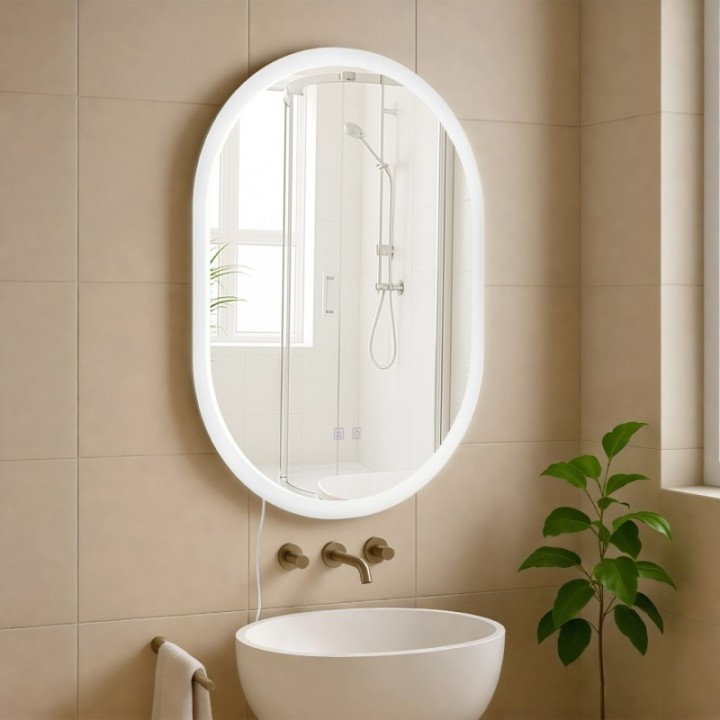Badspiegel Karishma 70x50 ohne Bluetooth